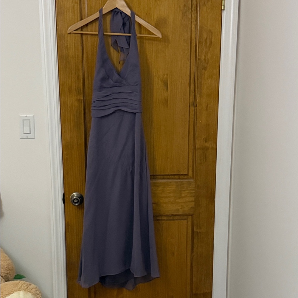 Jim Hjelm Occasions Purple Halter Dress